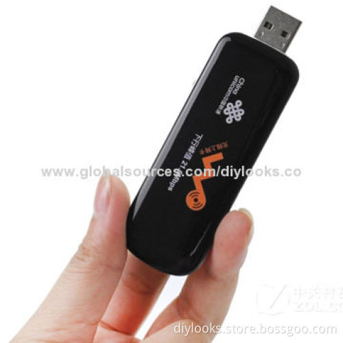 MF668A WCDMA 21.6Mbps 3G Wireless Modem with TF Card Slot, Black